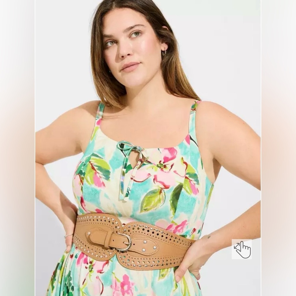 Torrid womens studded waist belt size 1X